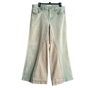 One Of A Kind 7 for All Man Kind and Carhartt Mix-Up Wide Leg Crop Jeans 31 x 26